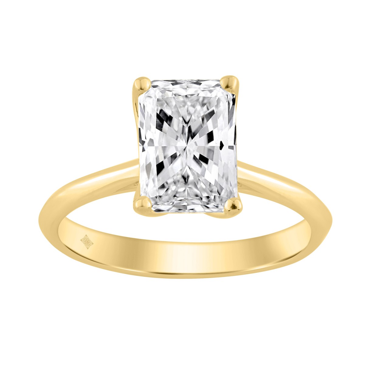 14K YELLOW GOLD 2.00CT RADIANT DIAMOND LADIES SOLITAIRE RING 1 14K YELLOW GOLD 2.00CT RADIANT DIAMOND LADIES SOLITAIRE RING - Image 1