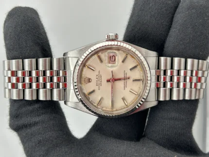 Rolex Datejust Silver Stick Dial on Jubilee Ref 1601