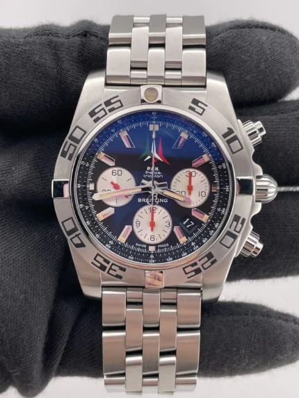 Breitling Chronomat Black Dial on Ref AB0110 with Card 2013