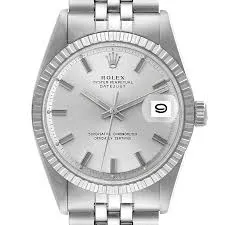 Rolex Datejust Silver Stick Dial on Jubilee Ref 1603