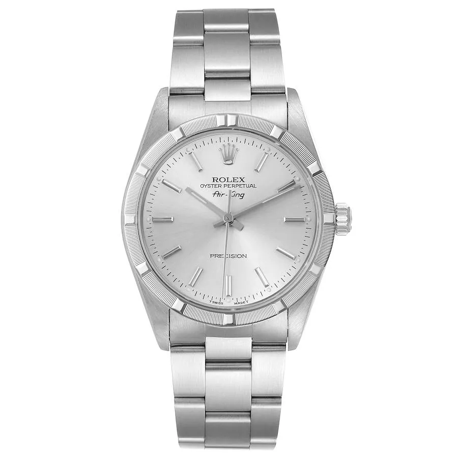 Rolex Air-King Silver Dial on Oyster Ref 14010 1 Rolex Air-King Silver Dial on Oyster Ref 14010 - Image 1