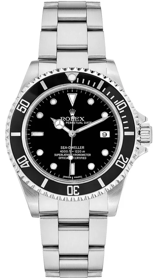 Rolex Sea-Dweller Black Dial on Oyster Ref 16600 with Papers 2007 1 Rolex Sea-Dweller Black Dial on Oyster Ref 16600 with Papers 2007 - Image 1