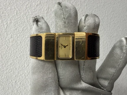 Hermes Gold Dial on Band Ref LO1.201