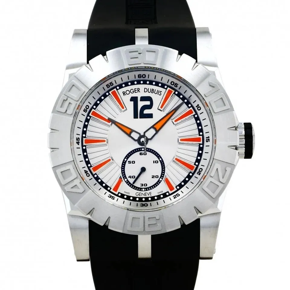 Roger Dubuis Easy Diver Silver Dial on Rubber Ref RDDBSE0256 1 Roger Dubuis Easy Diver Silver Dial on Rubber Ref RDDBSE0256 - Image 1