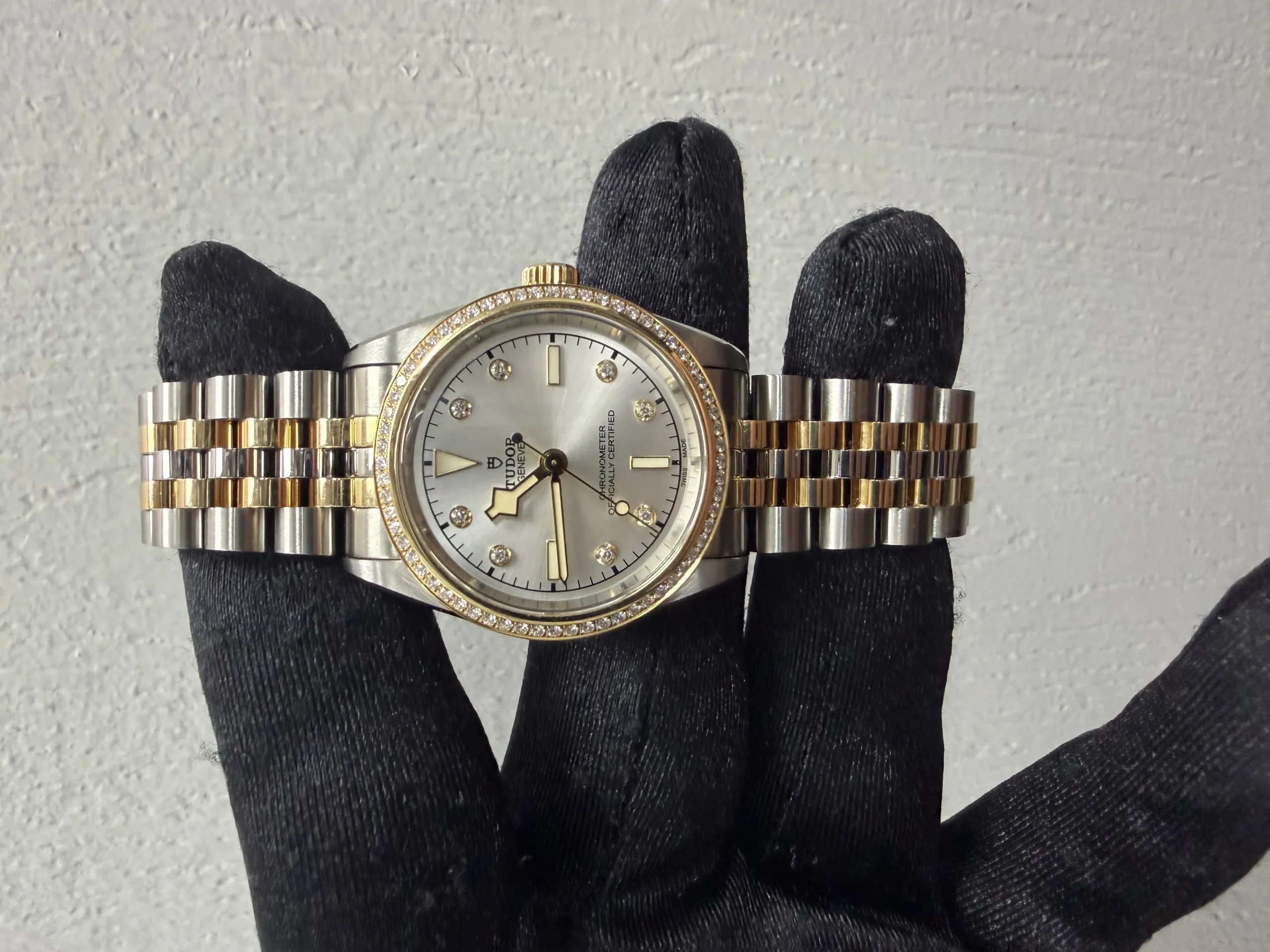 Tudor Black Bay Silver Diamond Dial on Jubilee Ref 79613 with Card 2025 1 Tudor Black Bay Silver Diamond Dial on Jubilee Ref 79613 with Card 2025 - Image 1