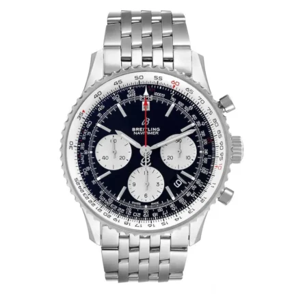 Breitling Navitimer 01 B&P Black Dial on Ref AB0121 with Card 2020