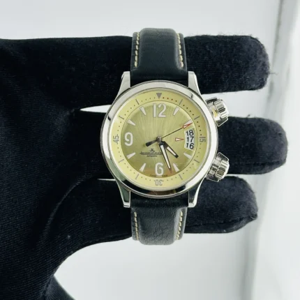 Jaeger-LeCoultre Master Compreor Champagne Dial on AM Leather Ref 148.8.60