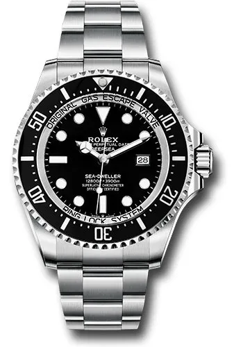 Rolex Sea-Dweller Deepsea Black Dial on Oyster Ref 126660 with New Style Card (green) 2022