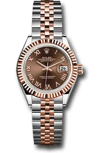 Rolex Datejust Lady Chocolate Roman Dial on Jubilee Ref 279171 with New Style Card (White) 2019