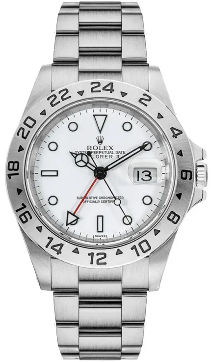 Rolex Explorer II White Dial on Oyster Ref 16570 with Papers 2007