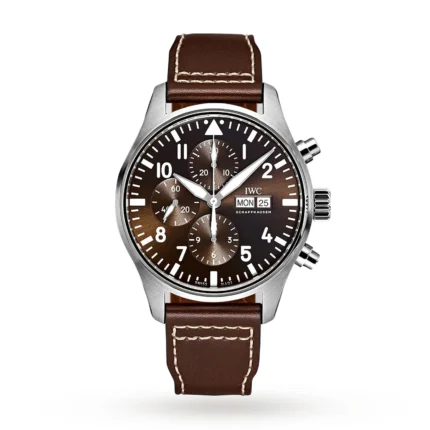 IWC Pilot's Ed. Antoine de St Exupery Brown Dial on Leather Ref IW377713 with Card 2020