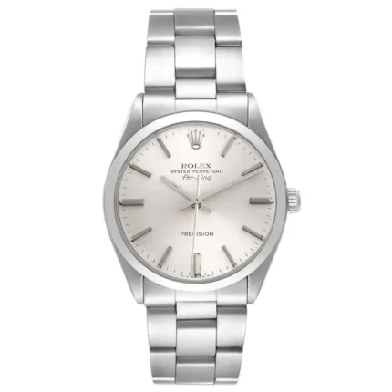 Rolex Air-King Silver Dial on Folded Oyster Ref 5500