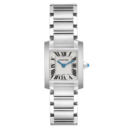 Cartier Tank Francaise White Roman Dial on Ref 2384