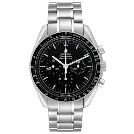 Omega SpeedMaster Black Index Dial on Stainless Steel Bracelet Ref 3570.50.00 with Card 2013
