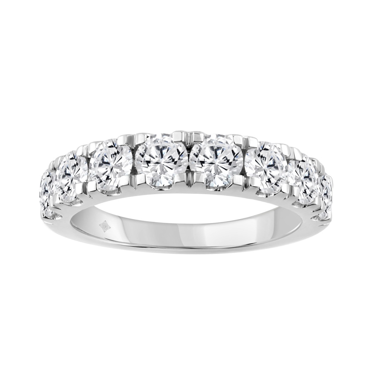 14K WHITE GOLD GOLD 2.00CT ROUND DIAMOND LADIES BAND 1 14K WHITE GOLD GOLD 2.00CT ROUND DIAMOND LADIES BAND - Image 1
