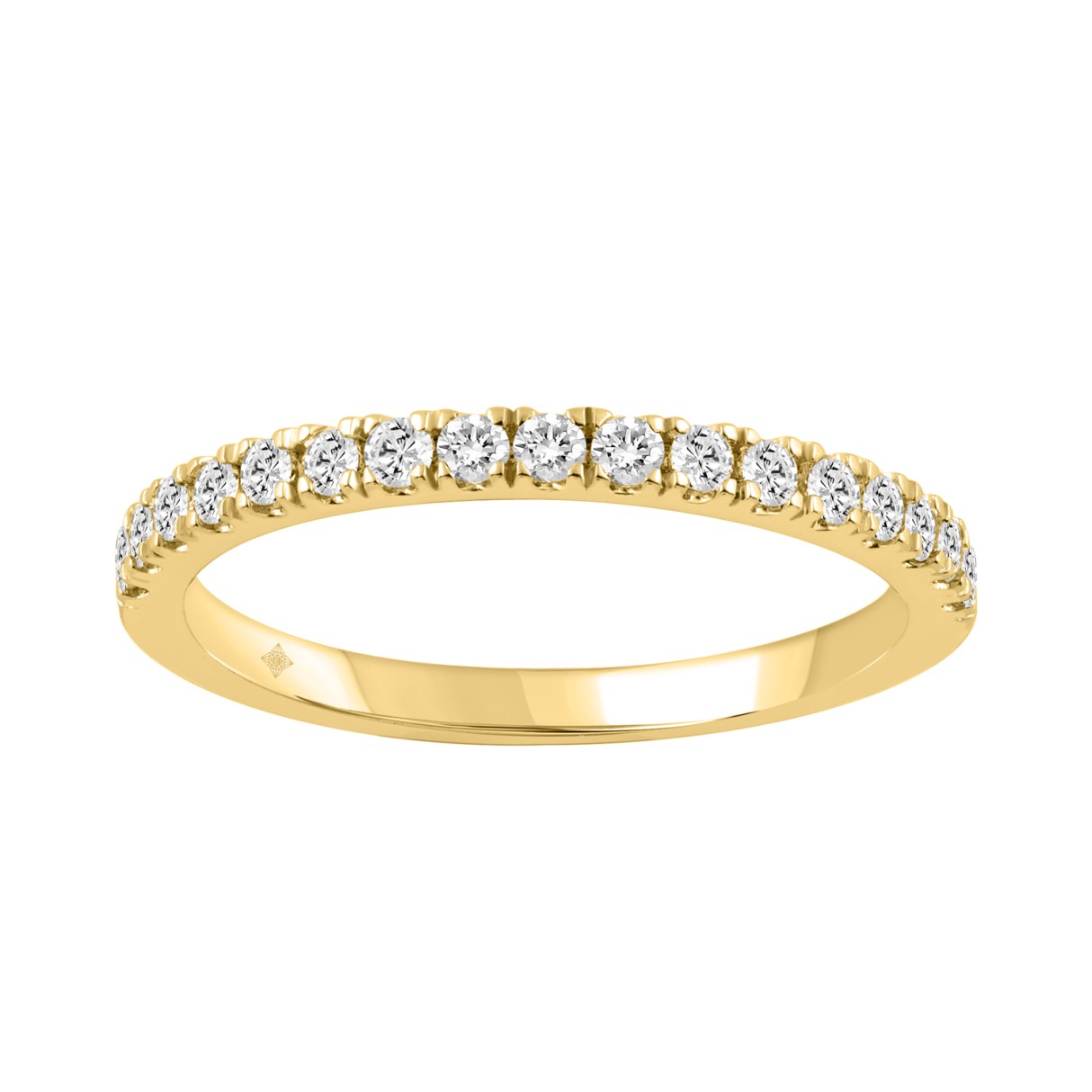 14K YELLOW GOLD 1/3CT ROUND DIAMOND LADIES BAND 1 14K YELLOW GOLD 1/3CT ROUND DIAMOND LADIES BAND - Image 1